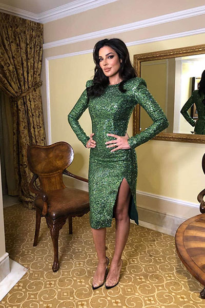 اضغط لمشاهدة الفيديو: نادين نسيب نجيم ترقص سامري بالزي الخليجي في الكويت